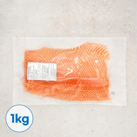 연어 필렛 1kg 노르웨이 딥스킨 몸뱃살 생연어 회 횟감용 연어구이 슈페리어 등급 이미지