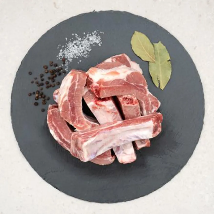 쪽 등갈비 1kg 돼지 쪽갈비 로인립 돈등갈비 찜 바베큐 캠핑 구이 이미지