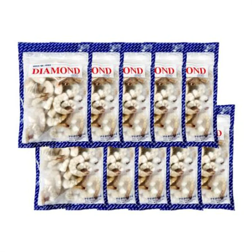 ★대용량특가★업소용 다이아몬드 칵테일새우 31/40사이즈 9kg 탈각 새우 흰다리새우살 이미지