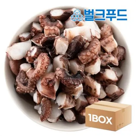 냉동 타코야끼 문어 슬라이스 800g 10팩 자숙 오징어다리 슬라이스