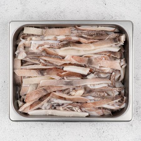 업소용 국내산 냉동 손질오징어 4kg 냉동오징어채 절단