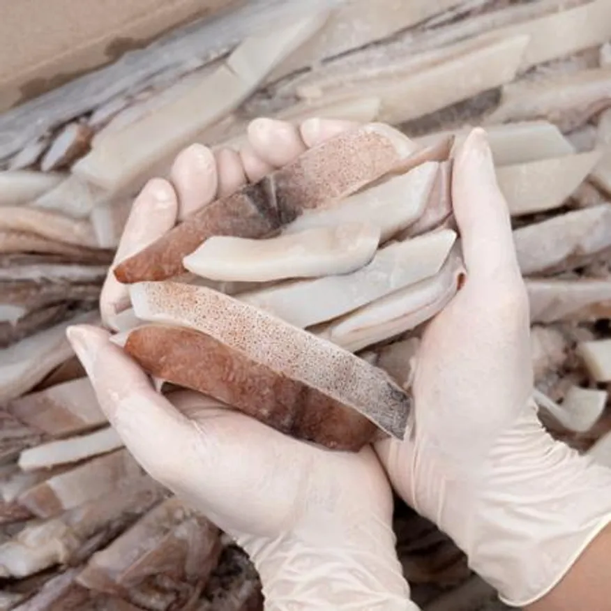 업소용 국내산 냉동 손질오징어 4kg 냉동오징어채 절단 이미지