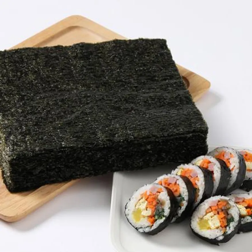 업소용 두번구운 김밥김A 100매 1봉 전장김 김밥용 김 이미지