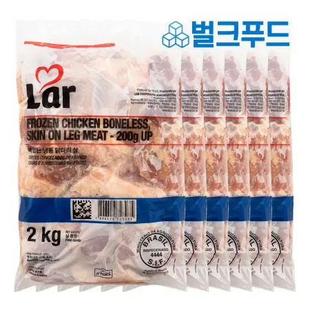 닭다리살 라르 12kg (냉동, 뼈없는 순살, 닭정육) 이미지
