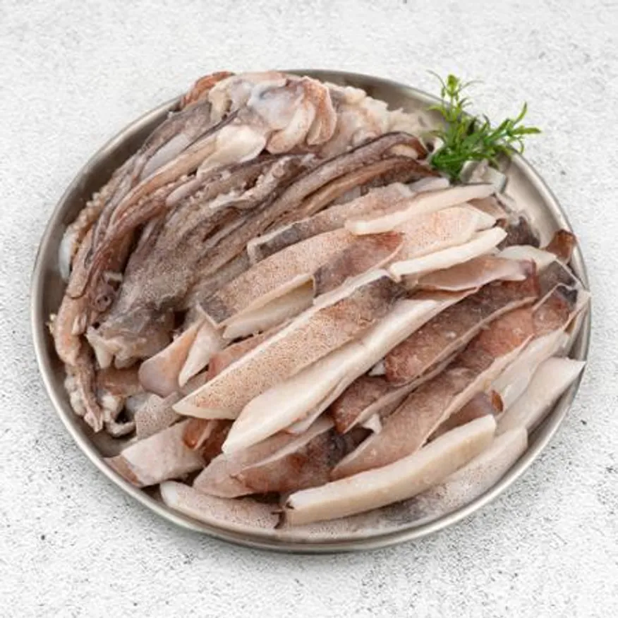 업소용 국내산 냉동 손질오징어 4kg 냉동오징어채 절단 이미지