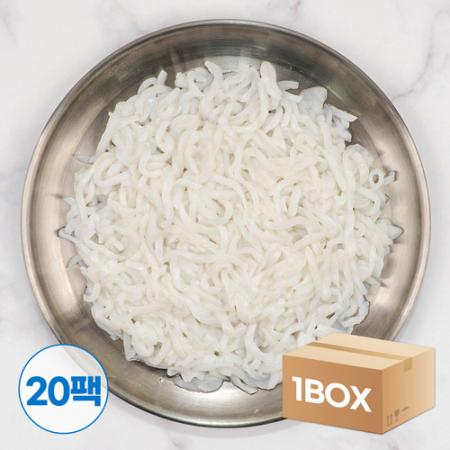 대용량 한치채 8kg(400g x 20팩) 횟감용 한치 오징어 회 냉동 손질 물회
