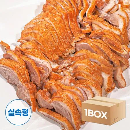 대용량 훈제오리 슬라이스 8kg 오리고기 완포 한식 샐러드