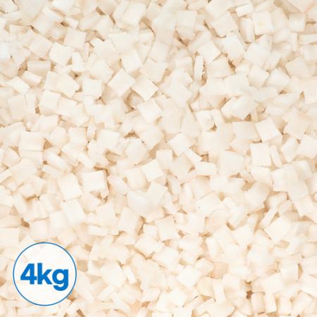 냉동 다진 오징어(몸) 4kg 다이스 (해물전, 콩나물국밥)