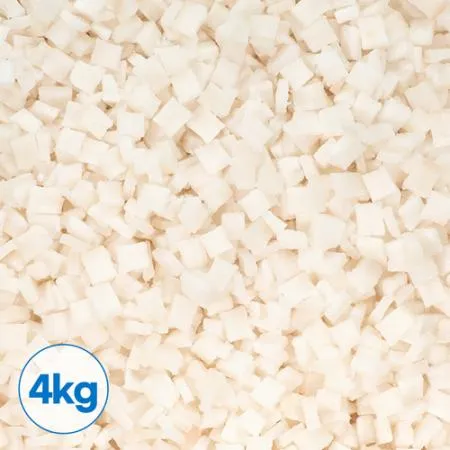 냉동 다진 오징어(몸) 4kg 다이스 (해물전, 콩나물국밥)