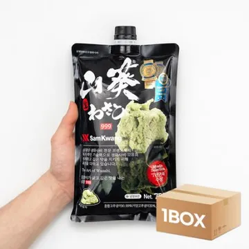 업소용 대용량 삼광 생와사비 7.5kg(750g x 10팩) 와사비 대용량 고추냉이