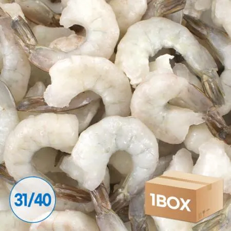 다이아몬드 칵테일새우 31/40사이즈 9kg 탈각 새우 흰다리새우살