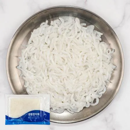 한치채 횟감용 400g 물회 몸살 냉동 손질