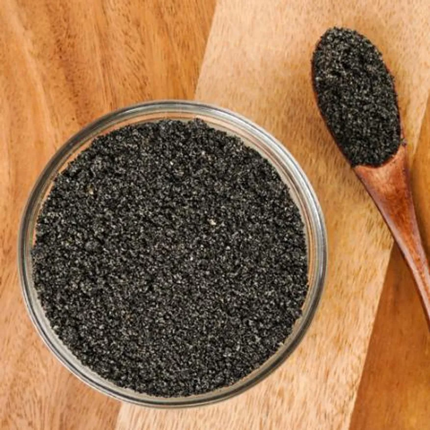 검은 볶음참깨가루 1kg 통깨 볶은 깨 통깨 가루 깨소금 흑임자 이미지