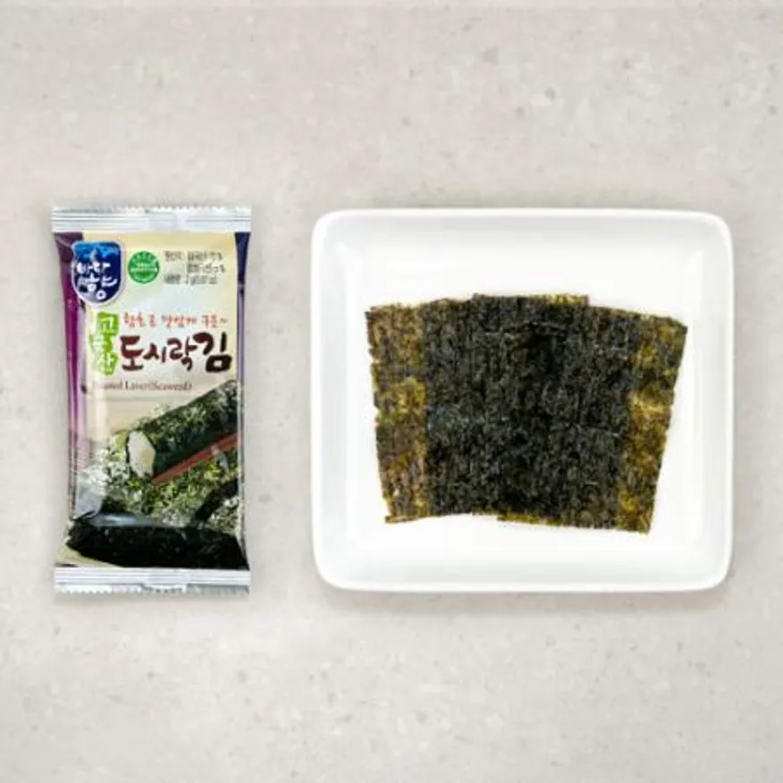 미니 도시락김 2g 240봉 업소용 조미 구운 반찬 김 이미지