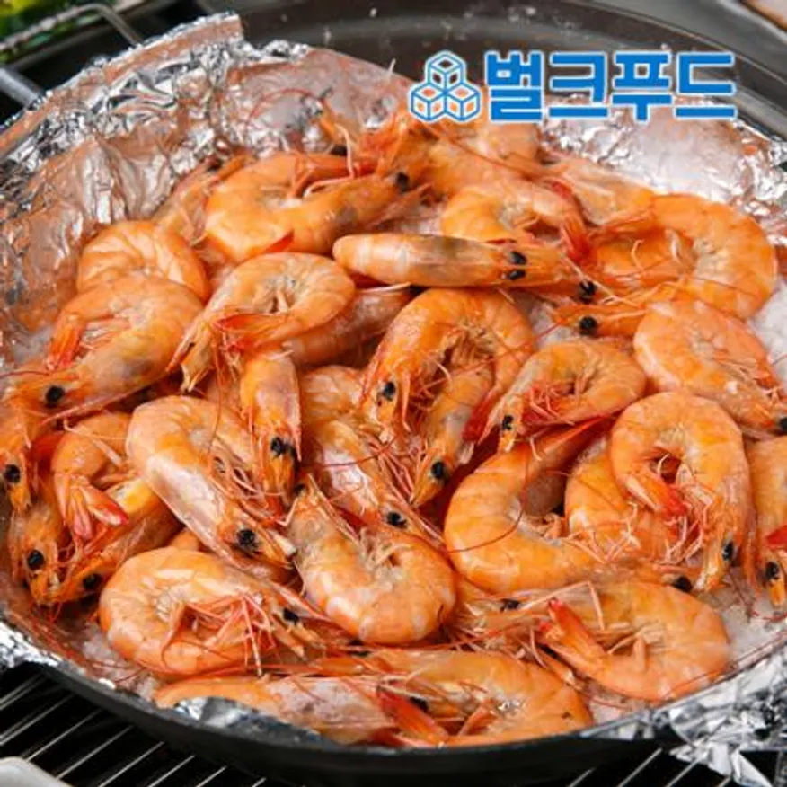 ★대용량★ 페루 흰다리새우 61/70 12kg (2kg*6팩) 업소용 냉동 중하새우 대하 이미지