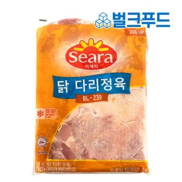 닭다리살 씨에라 닭정육 2kg (냉동, 뼈없는 순살, 닭정육)