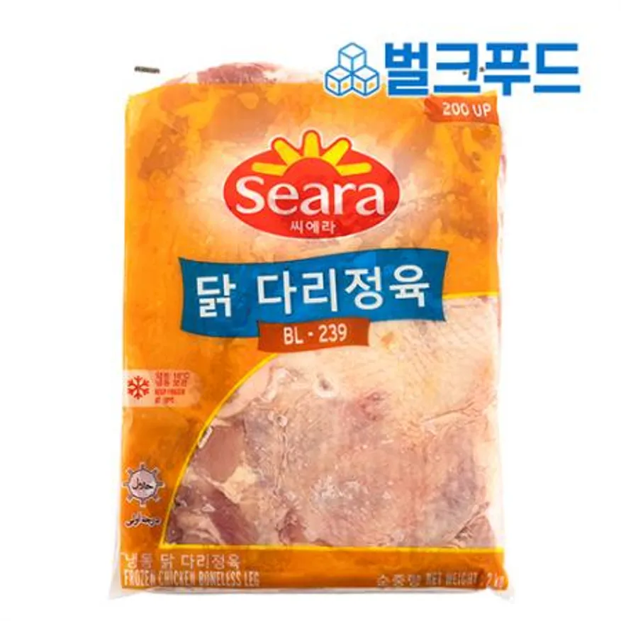 닭다리살 씨에라 닭정육 2kg (냉동, 뼈없는 순살, 닭정육) 이미지