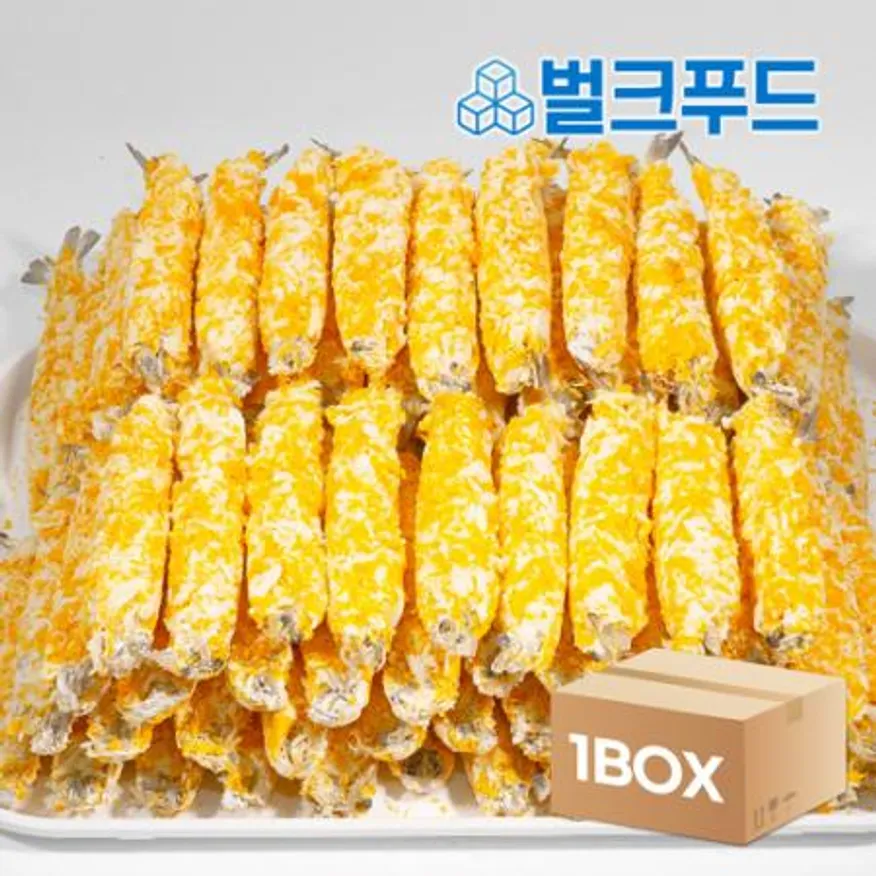 냉동 새우튀김 5kg 100마리 (왕새우튀김, 빵가루새우) 이미지