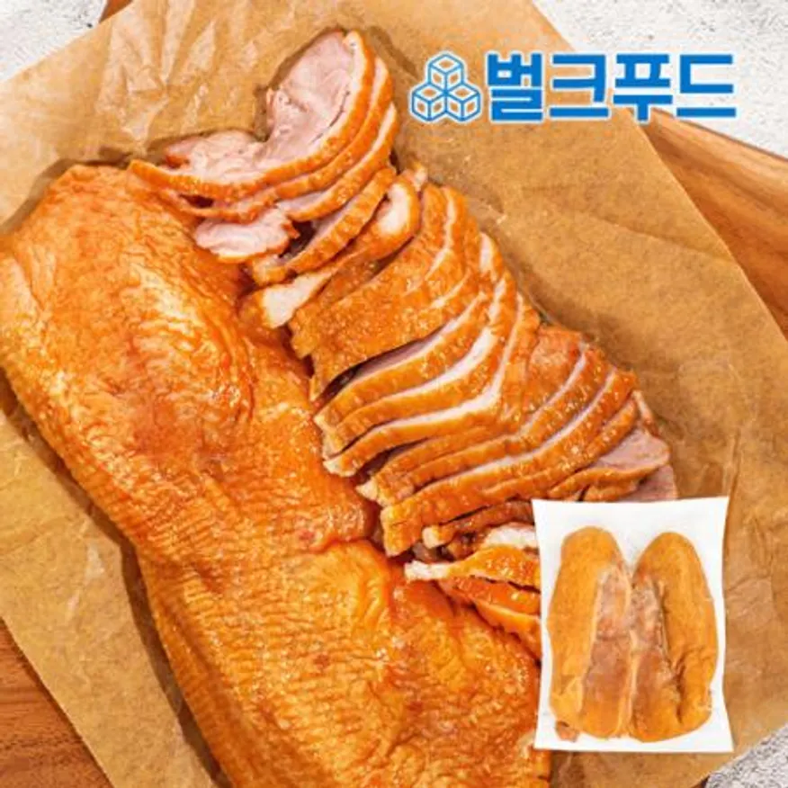 훈제오리 완포 900g 이미지