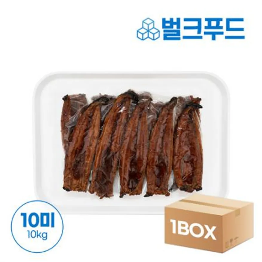 ★업소용대용량★ 양념 민물장어 1kg X 10팩 10마리 손질 장어 구이 덮밥 이미지