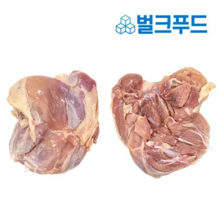 ★업소용대용량★ 닭다리살 르비다 껍질없는 닭정육 12kg (냉동, 뼈없는 순살, 닭정육) 이미지