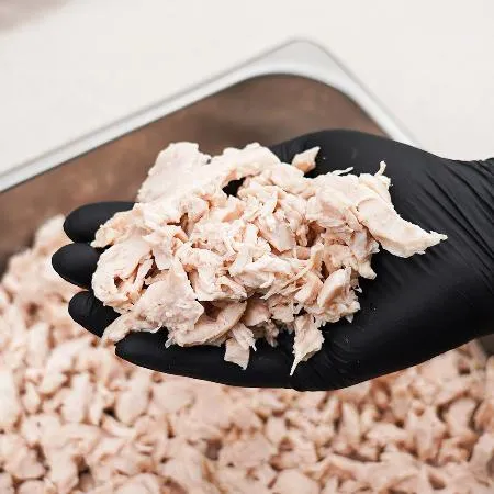 자숙 닭가슴살채 1kg*10ea 대용량 샐러드 포케 이미지