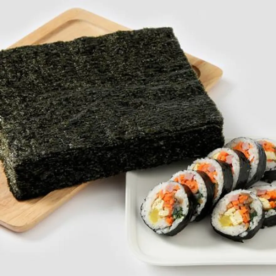 업소용 두번구운 김밥김 상 100장 1봉 전장김 김밥용 김 이미지