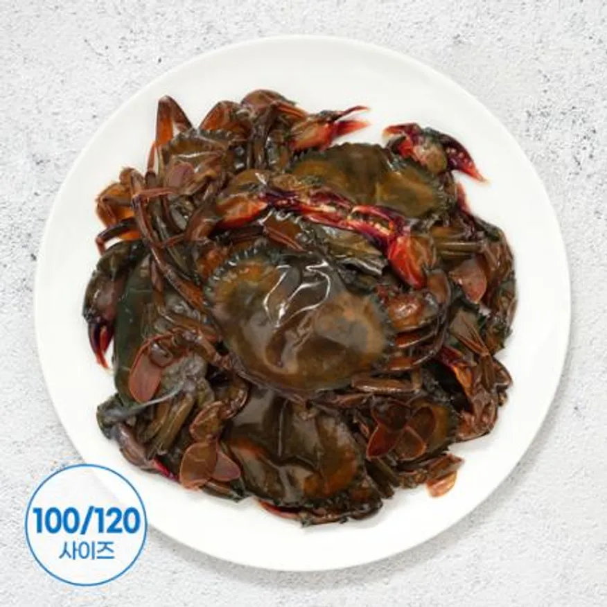 소프트쉘크랩 100/120 900g 냉동 탈피 꽃게 푸팟퐁커리 이미지