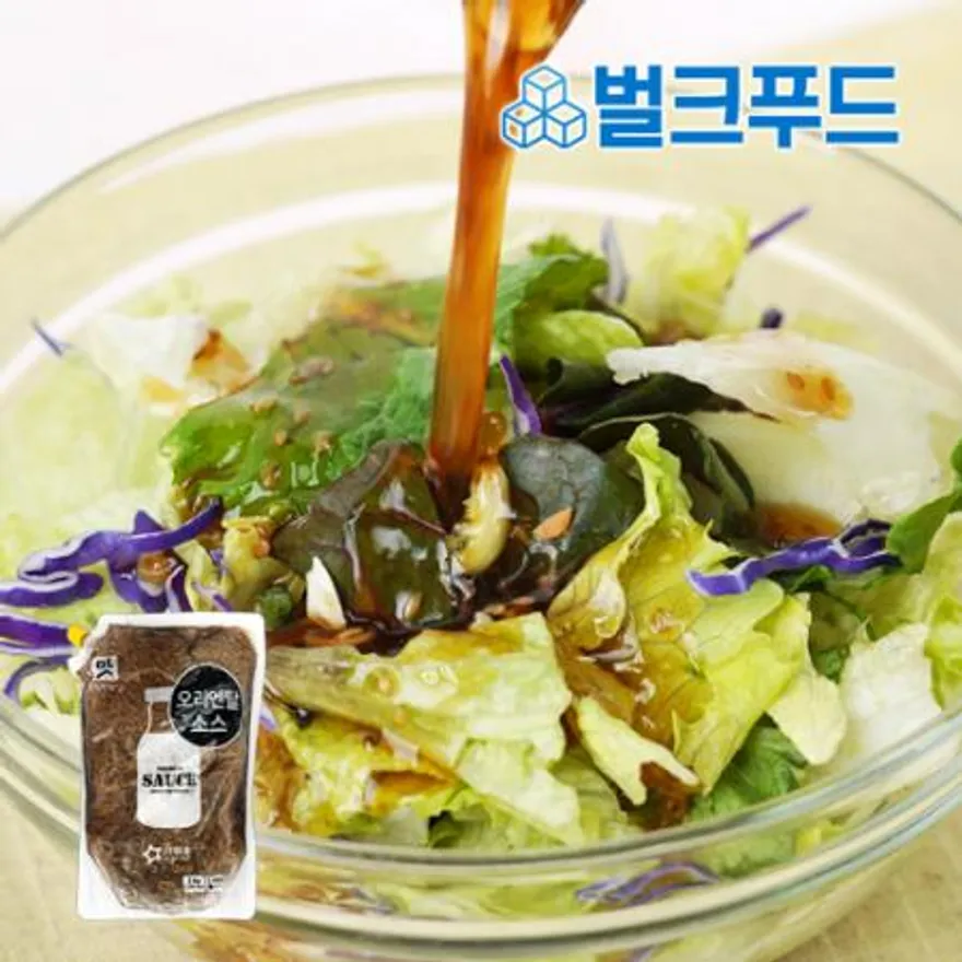 아워홈 오리엔탈 소스 2kg 샐러드 야채 대용량 드레싱 이미지