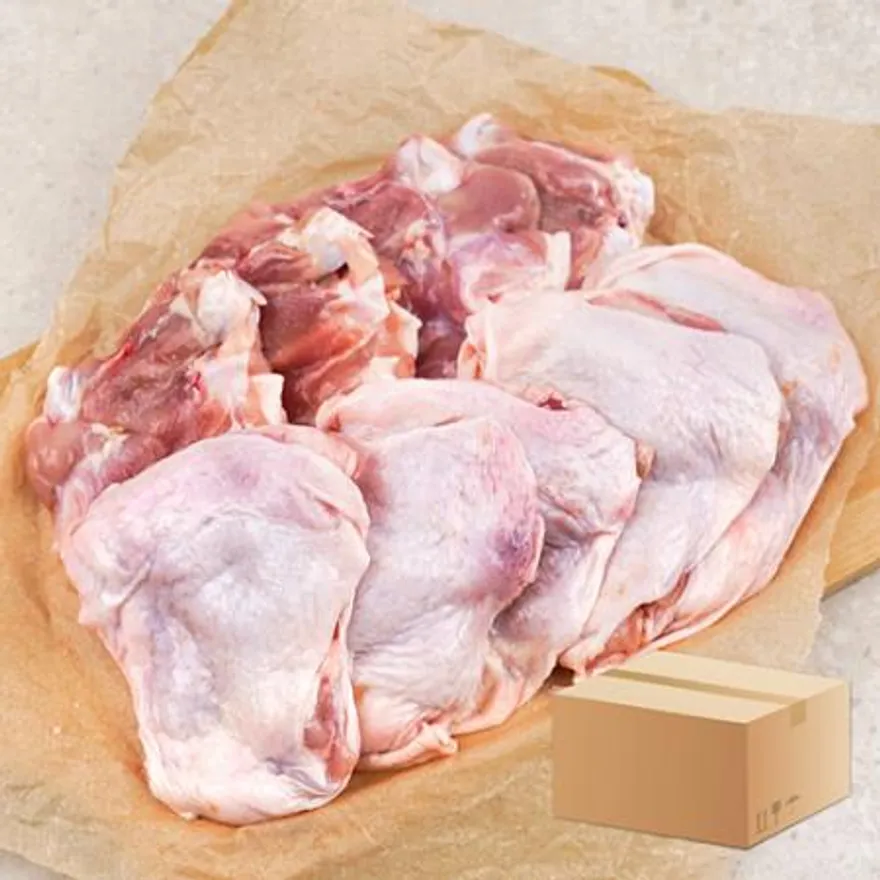 업소용 대용량 국내산 뼈있는 닭다리살 10kg(1kg x 10팩) 사이정육 숯불닭갈비 닭정육 구이 이미지