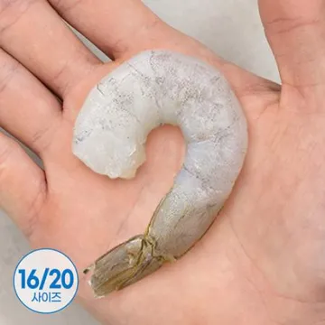 업소용 다이아몬드 두절탈각새우 1.8kg (16/20 블럭 PDTO)