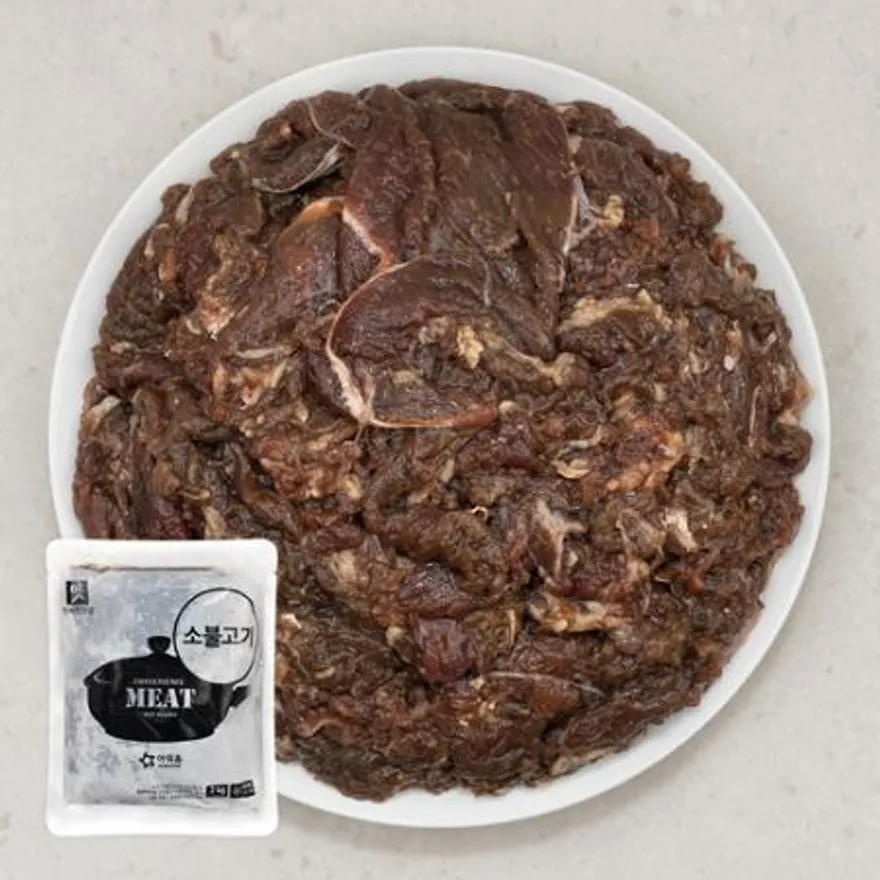 업소용 소불고기 2kg 대용량 업소용 간장불고기 불백 덮밥 이미지