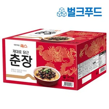 대한제분 쿡스 일반춘장 14kg