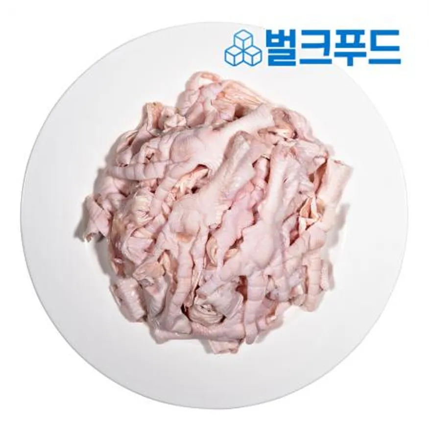 무뼈닭발 1kg 국내산 냉동 생닭발 이미지