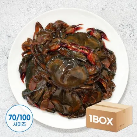 업소용 소프트쉘크랩 70/100 9kg(900g x 10팩) 냉동 탈피 꽃게 푸팟퐁커리 타이요리