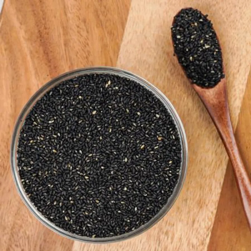 검은 볶음참깨 1kg 볶은 깨 통깨 볶음참깨 흑임자 이미지