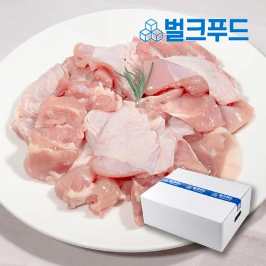 ★업소용 대용량★냉동 닭정육 조각 정육 닭다리살 12kg 대용량 이미지