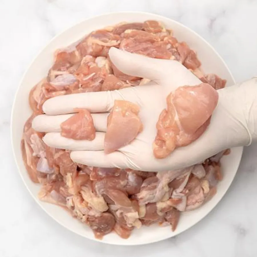 업소용 닭정육 조각 절단 정육 편육 10kg 대용량 이미지