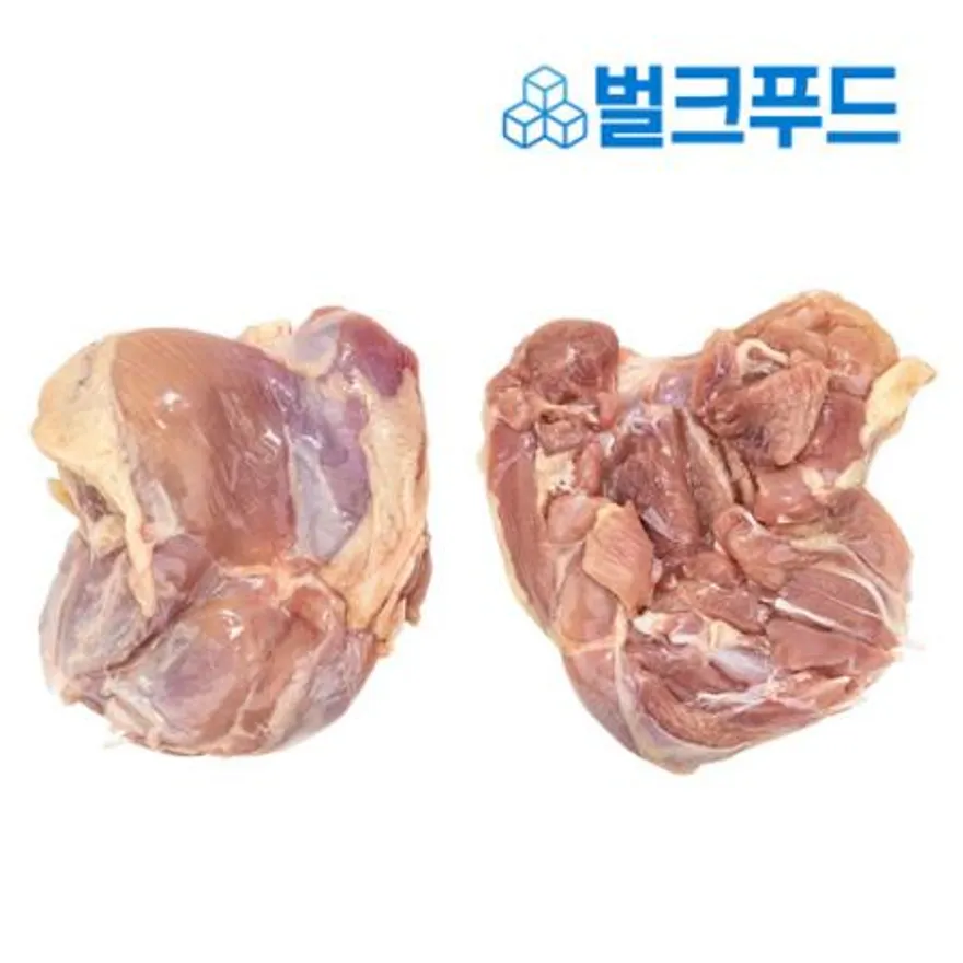 닭다리살 르비다 껍질없는 닭정육 2kg (냉동, 뼈없는 순살, 닭정육) 이미지
