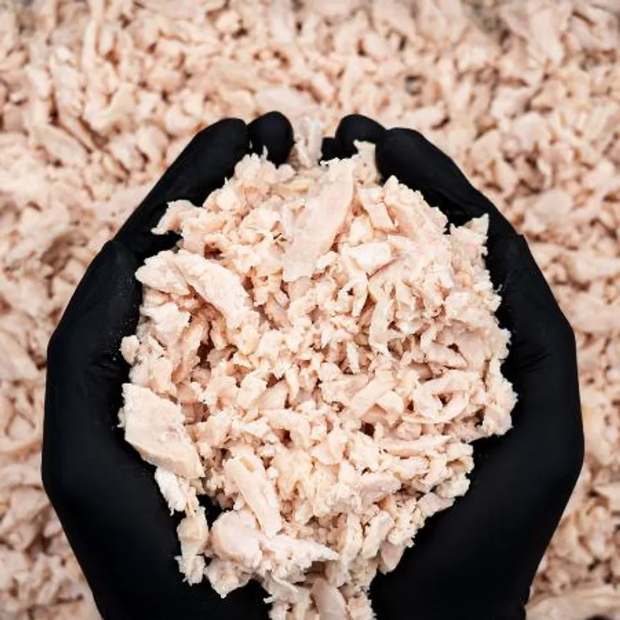 자숙 닭가슴살채 1kg 볶음밥용 죽용 샌드위치용 이미지