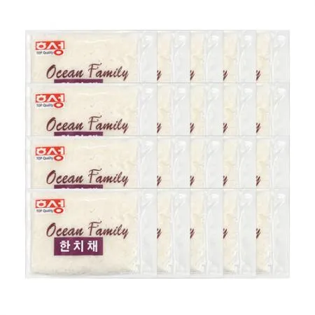 대용량 한치채 8kg(400g x 20팩) 횟감용 한치 오징어 회 냉동 손질 물회 이미지