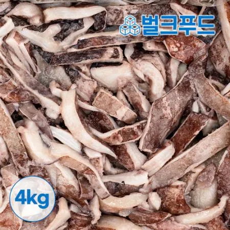 대왕오징어채 4kg [막채] 귀채 (무라사키, 국내가공)