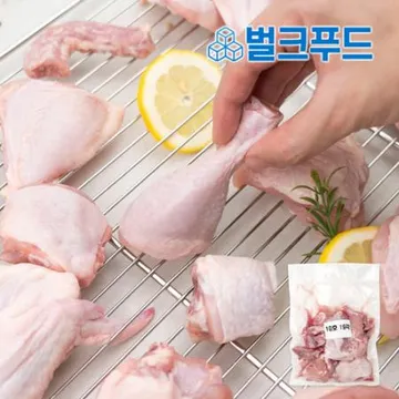 국내산 냉동 도리육 10호(19각) 1kg 닭볶음탕용 절단닭 손질닭