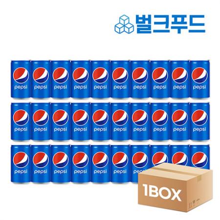[펩시콜라 190ml 30캔] 캔음료 탄산음료 미니캔 이미지