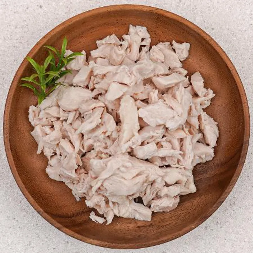 자숙 닭가슴살채 1kg*10ea 대용량 샐러드 포케 이미지