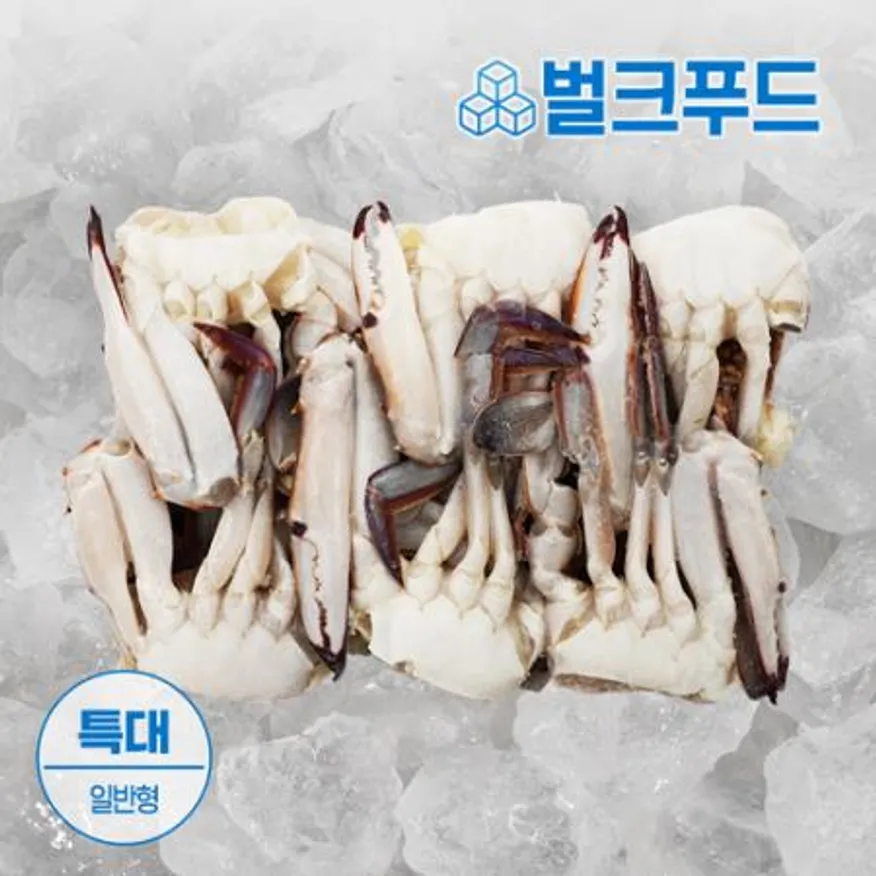 고품질 냉동 난통 절단 꽃게 5.4kg ( 2L ) 이미지