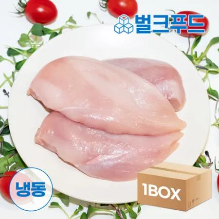 냉동 닭가슴살(국내산) 10kg (1kg x 10팩) 국내산