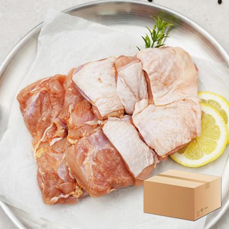 업소용 염지닭 12kg (2kgx6) 순살 냉동 닭다리살 닭정육  