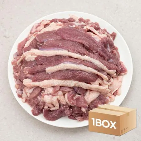 대용량 오리로스 5kg(1kg x 5팩) 생오리 구이 슬라이스