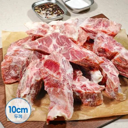 업소용 돼지 목뼈 3kg 10cm 감자탕뼈 돼지뼈 돈뼈찜 고기